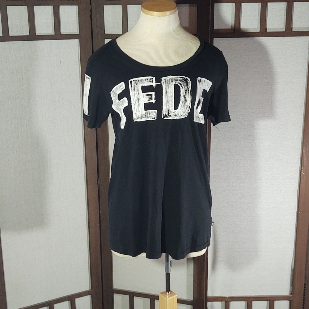 Federation Black T-Shirt Sz S